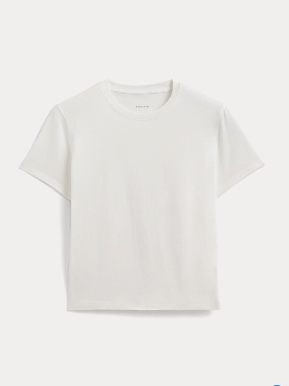 Everlane Organic Cotton Box-Cut Tee - White - Picture 2 of 7